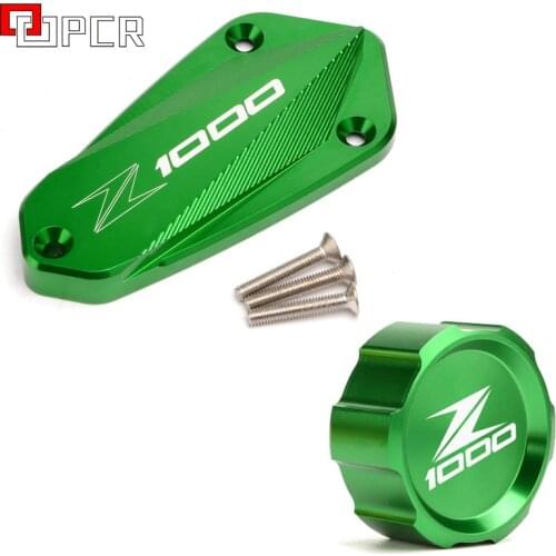 For Kawasaki Z1000 Z1000SX 2011-2020 2018 2019 Front & Rear Brake Cylinder cover Fluid Reservoir Cover Cap Top Quality Sale Item