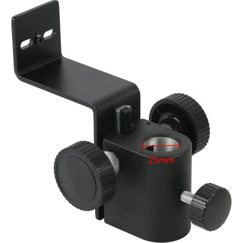 Dia 25mm Pillar Installation Microscope Holder Focus Adjustable Lifting Bracket Industrial Electronic Camera Fixed Frame