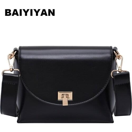 New High Quality Soft PU Leather Retro Shoulder Bag Shell Bag Female Crossbody Bag Ladies Hasp Flap