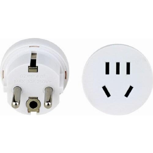US To EU KR Plug Converter Travel Adapter Socket AC Power Plug Wall Charger Outlet Electrical Socket AU To EU Plug Adapter