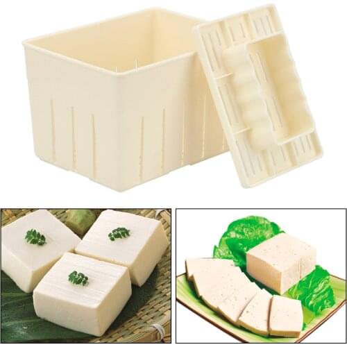 DIY Tofu Mold Soybean Curd Tofu Making Mold Kitchen Cooking Tool Set Kitchen Gadgets Homemade Plastic Tofu Press Mould