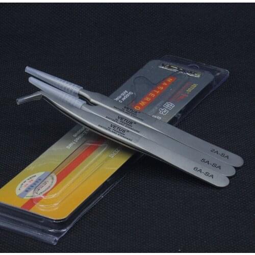 2A-SA 5A-SA 6A-SA VETUS stainless steel Flat head Large round head Spatula stamp Wafer Jewellery Tweezers