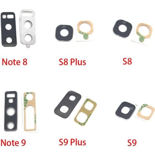 20Pcs Rear Back Camera Glass Lens For Samsung S8 S9 Plus S10e S10 5G Note 8 9 10 Plus Lite S20 Plus Ultra With Ahesive