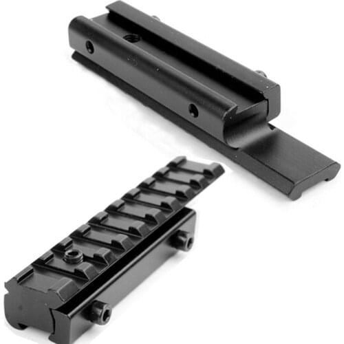 Tactical Scope Mount Dovetail 11mm Extended Mount Rifle Optical Sight Bracket Holder Support Scope Mount Ring Weaver Rail