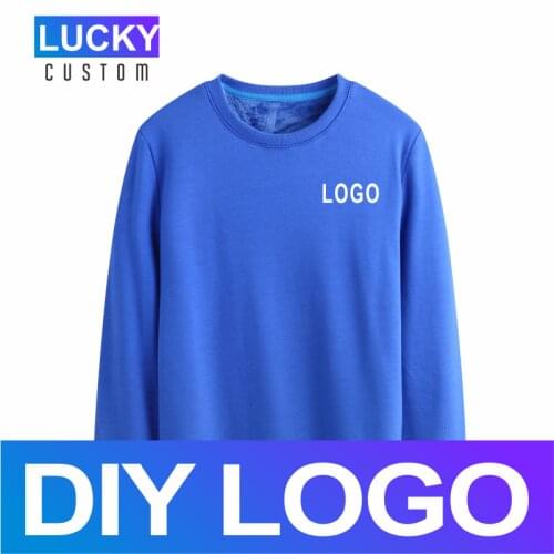 LUCKY 2020 autumn and winter thick trend round neck LOGO custom sports men and women casual hoody