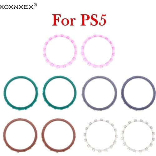 XOXNXEX 1set=2pcs Replacement Accessories Accent Rings for DualSense 5 PS5 Controller - Controller NOT Included