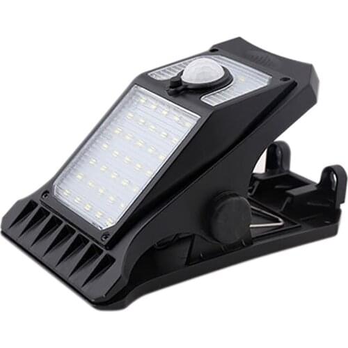 Clip Type 45LED Solar Light Outdoor Waterproof PIR Motion Sensor Wall Lamp Energy Saving Emergency Garden Yard Lights