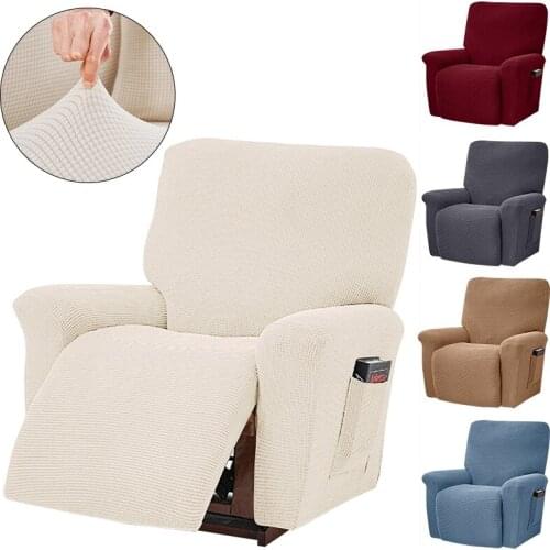 Jacquard Recliner Sofa Cover All-inclusive Armchair Covers Spandex Slipcovers Elastic Single Couch Protector Housse de Chaise