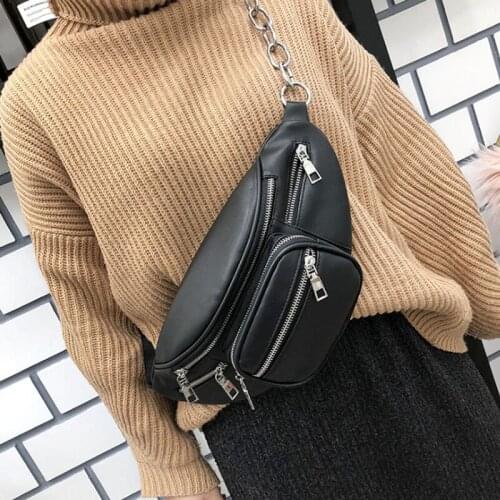 Women Men Vintage PU Leather Fanny Pack Waist Bag Cell Phone Holder Belt Purse Bag Wallet