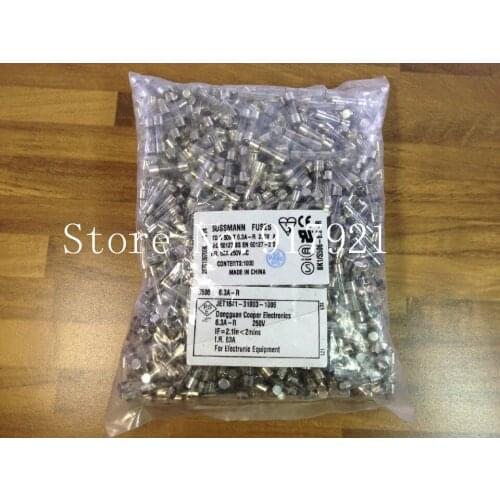 [ZOB] The United States Bussmann BK1/S506-6.3-R 250V T6.3A-R 5X20 FSUES fuse tube --200pcs/lot