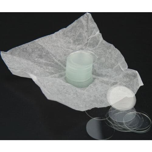 Round Microscope Glass Slide Cover Slips Blank Slides Coverslip Thickness 0.13 - 0.17mm 1 Box 100pcs 10mm 13mm 14mm 15mm 18mm