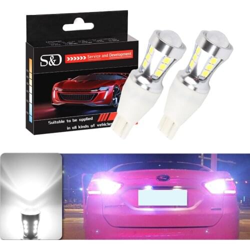 2Pcs T15 LED W16W Led Bulb Canbus No Error 1000LM Wedge Reverse Lights 921 912 Car Light Bulbs Auto Lamp White 6000K 12V
