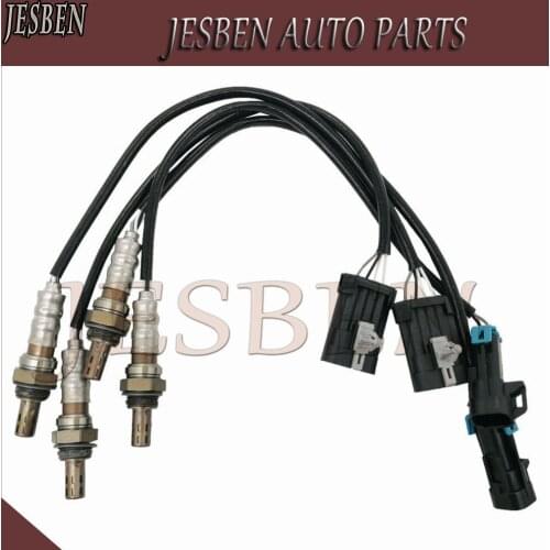 4PCS SG454 SG236 Front & Rear Oxygen O2 Sensor For Chevrolet Express GMC Savana 1500 2500 3500 C1500 K1500 Suburban 5.7L 99-2002