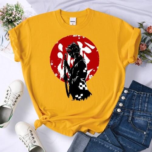 Anime Demon Slayer Print T-Shirts Cartoons Sweat T Shirts Oversize Summer Clothing Hip Hop Brand Tshirts Female Loose Fashion