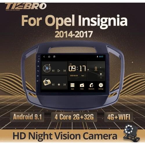 TIEBRO 2Din Android 9.0 Car Radio For Buick Regal For Opel Insignia 2014-2017 Car Multimedia Video Player GPS Navigation DVD