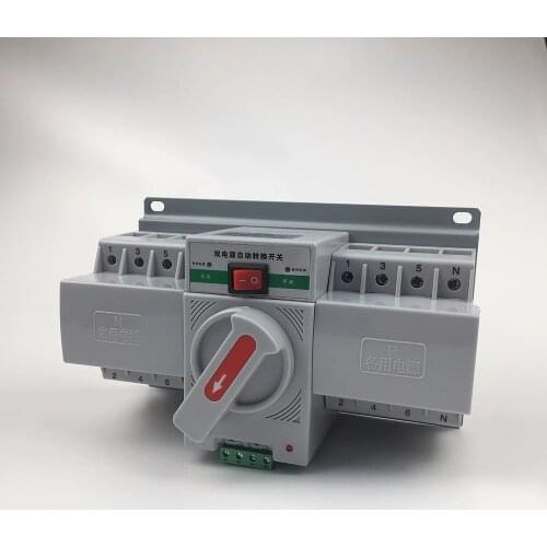 4P 63A 380V MCB type Dual Power Automatic transfer switch ATS