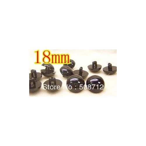 Free shipping!!!!100pairs 18mm Round button SLIT PUPIL Plastic Sew-On EYES Black Sale Dragons, Cats, Sewing