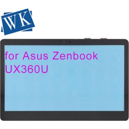 Free shipping original 13.3"Touch Screen Digitizer Glass Front Panel for Asus Zenbook UX360U UX360UA