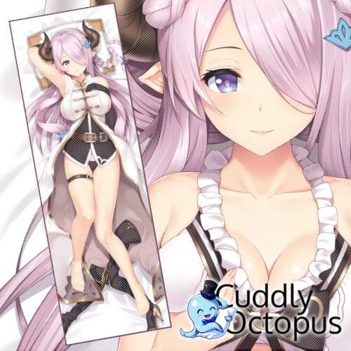 Anime GRANBLUE FANTASY Narmaya Dakimakura Hugging Body 2WAY Pillow Case Cover Japanese Pillowcase Cushion Bedding Xmas Gifts Cud