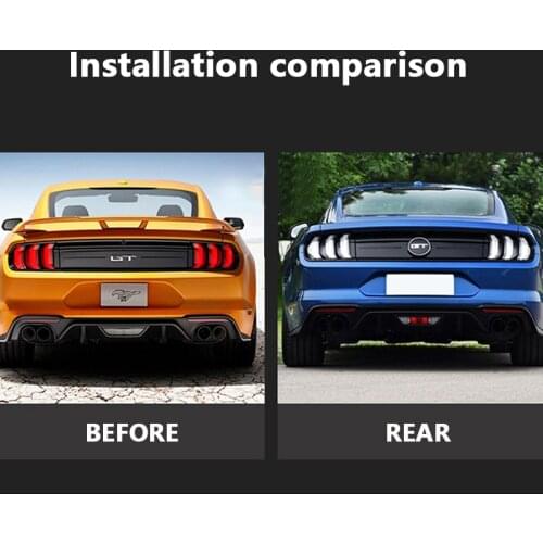 For 15-20 Ford Mustang Shelby 3D GT Round Logo Trunk Label Emblem Sticker Trunk Decoration Modification Replacement Accessorie