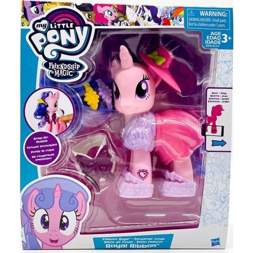Hasbro My Little Pony Friendship Is Magic Fashion Style Starlight Glimmer Royal Ribbon Toy Model Anime Figures Favorites Collect