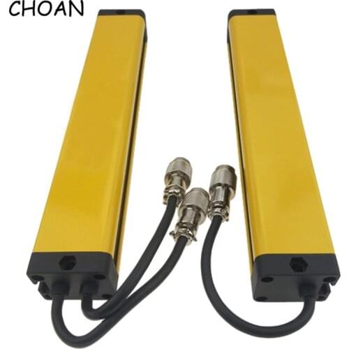 CHOAN SN4016T 40mm 16 beams Photoelectric switch sensor protector Infrared sender receiver Safety light curtain Safety grating