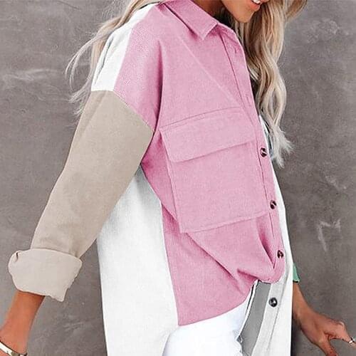 Женские вельветовые рубашки Goocheer China At AliExpress