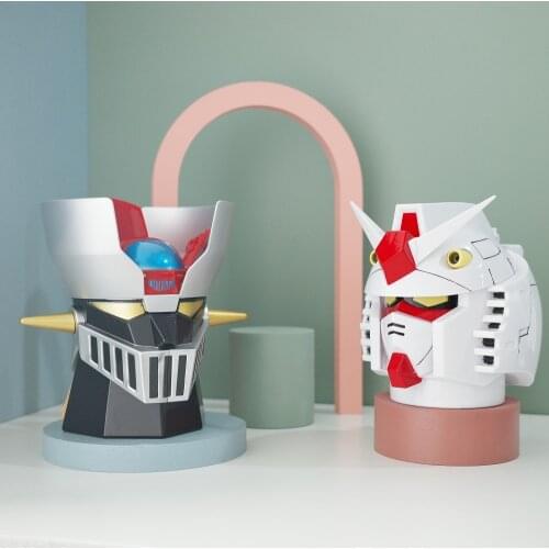 Creative Cartoon Water Cup Gundam Mobile Suit mug Animation Coffee Mugs