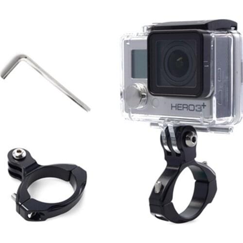 Bike Handlebar Mount Sports Action Camera Metal Stand For Gopro HD Hero 2/3 Bicycle Accessory VLOG Shooting Anti-Shake Bracket