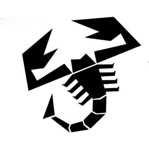 Art Pattern Funny Scorpion Stickers Vinyl Car Motorcycle Reflective Sticker Waterproof Sunscreen Scratch-Proof Sticker Kk13*12cm