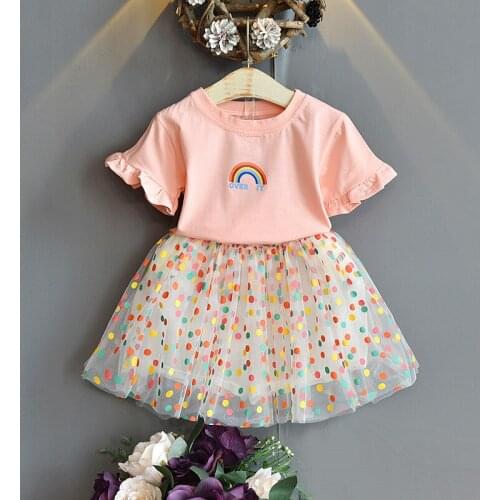 Girls clothing kids clothes girls strawberry dress toddler outfits school outfit two piece summer skirt spanish baby boutique