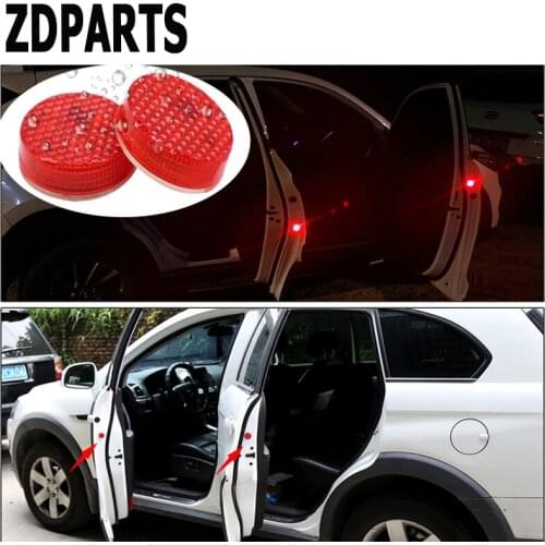 ZDPARTS Car Door Warning Signal Light LED Wireless Avoid Crash For BMW E46 E39 E60 E90 E36 F30 F10 X5 E53 E30 Mini Cooper Lada
