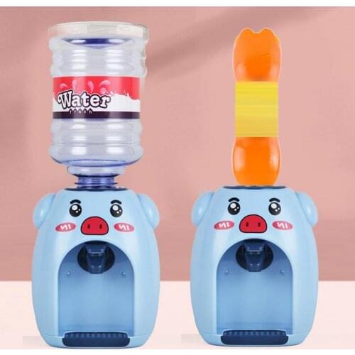 Pig Water Dispenser Mini Drinking Fountains Play House Kids Educational Toys for Children Gifts