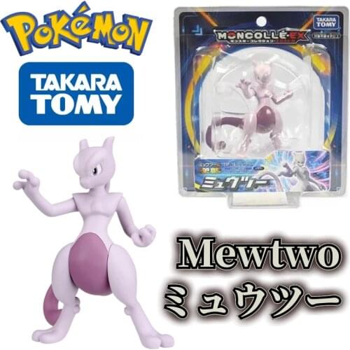 TOMY EHP-16 Pokemon Figures Handsome Mewtwo Toys High-Quality Perfectly Reproduce The Appearance Anime Collection Exquisite Gift