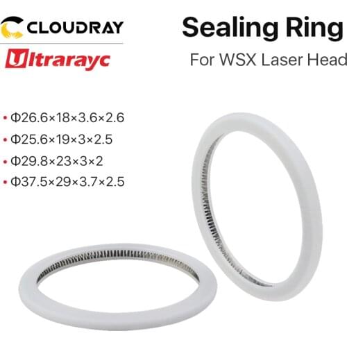 Ultrarayc WSX Seal Ring for 37*7mm & 30*5mm Protective Windows 37.5×29×3.7mm Spring Seal for WSX Laser Head KC13 KC15 NC30 SW20
