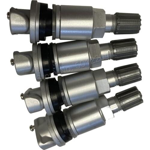 High quality YPLHQZ 4pcs Tire Pressure Monitoring System Sensor Valve Stem Repair Kit TPMS Tire Valves For LAND ROVER Alloy Tube