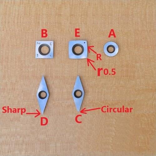 Spare Blade/Tungsten woodworking knives for Woodworking Turning Tools CNC router Changeable Titanium Blade Woodworking Turning