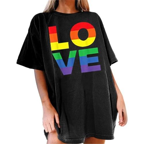 New Fashion Women T-Shirts Vintage Love Printed Pattern Casual Short Sleeve Women Top топ спротивный женский