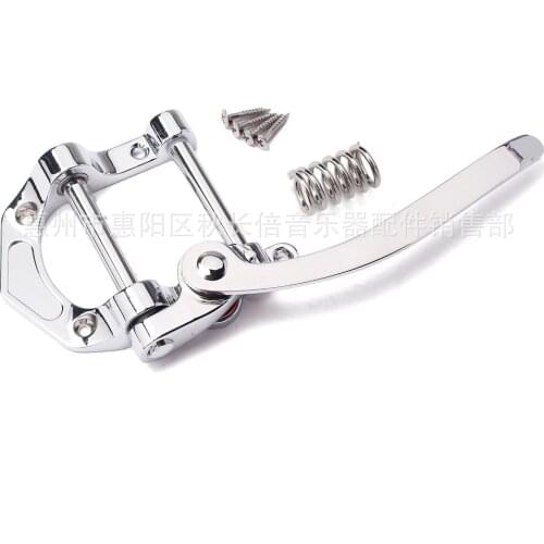 1pc Metal Silver Guitar Vibrato Bridge with Screws Guitar Tremolo Bar Bridge Tailpiece For Electric Guitar Part Accessories