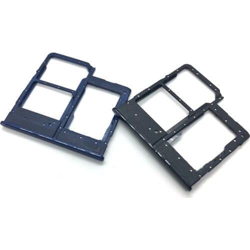 10PCS Sim Card Tray SD Reader Holder For Samsung Galaxy A20e A202 A202F A202DS Dual SIM Card Tray Slot Holder Replacement Part