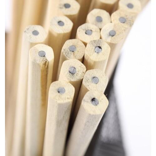 10PC/Wholesale log black pencil avirulent environmental protection pencil HB pencil student supplies
