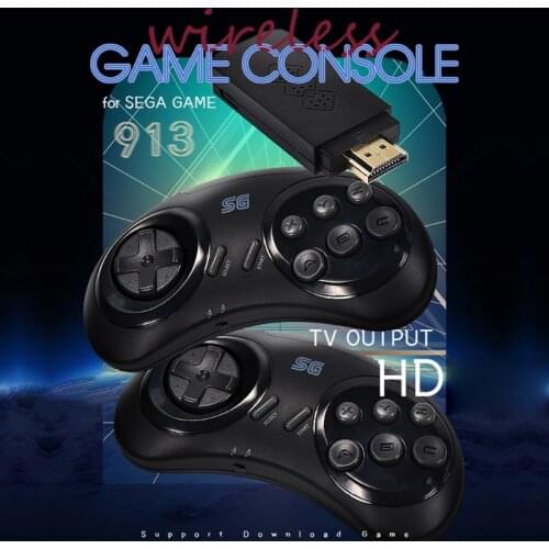 28EA 16 Bit Game Console Wireless Stick Compatible with MD Sega, Mini Video Game Console H DMI-compatible Built-in 900+ Games