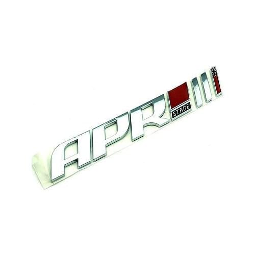 1X Drop shipping ABS APR STAGE 1+ 2+ 3+ Racing Car Emblem Badge APR STARGE 1 2 3 Plus 3D car Stickers GOLF Car Styling