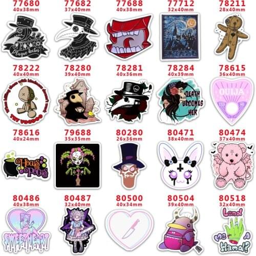 30pcs/Lot Custom-Made Printed Planar Resin for Hair Bows PR77680