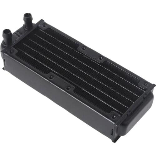 60mm 6 Tube Computer Water Cooling Radiator G1/4 Female Thread Heat Dissipation