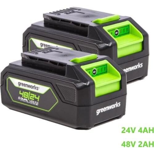 Greenworks 24/48V Dual Volt 2AH battery , Original battery for Greenworks tools