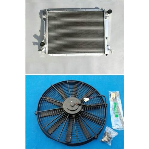 Aluminum Radiator+Fan For FORD JAGUAR LINCOLN FITS THUNDERBIRD S-TYPE LS 3.0 3.9 4.2 4.0 Hot Selling