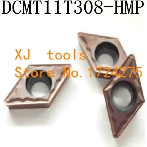 Free shipping 10PCS DCMT11T308-HMP carbide CNC inserts,CNC lathe tool,apply to stainless steel and steel processing,insert SDJCR