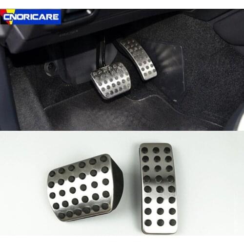 Accelerator Brake Pedal Decoration Stickers For Mercedes Benz W177 W247 GLB A B Class Interior Rest Pedal Anti-Slip Accessories
