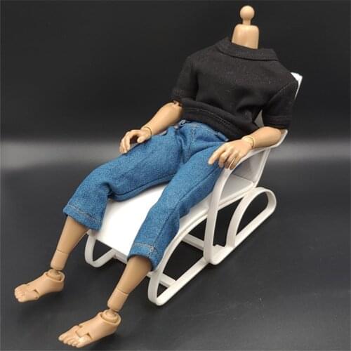 In Shtock 1/6 Scale Sofa Beach Recliner Chair Doll Furniture Scene Accessories for 12 inch PH TLB Action Figures Body Toy